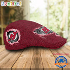 NHL New Jersey Devils Hockey Logo Team Design Jeff Cap