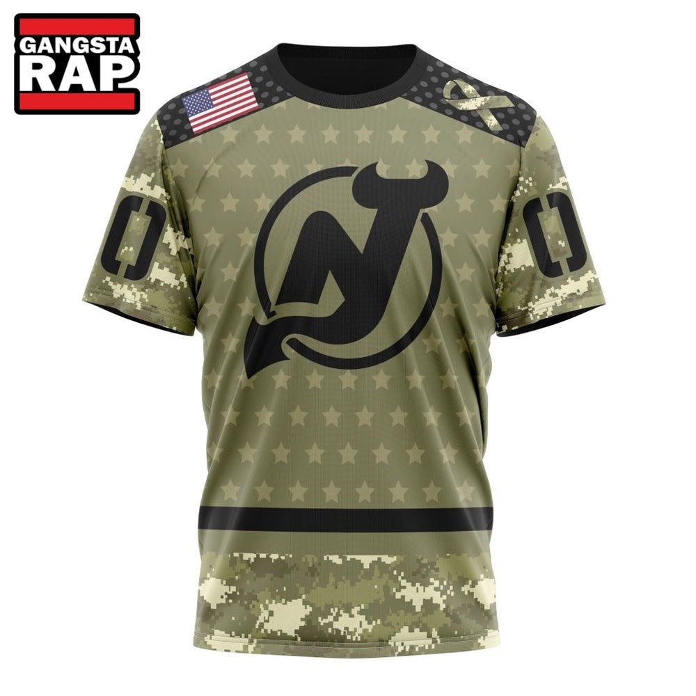 NHL New Jersey Devils Special Camo Military Appreciation Hoodie, T Shirt