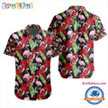 NHL New Jersey Devils Special Flamingo Hawaiian Design Button Shirt