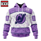 NHL New Jersey Devils Special Lavender Fight Cancer Hoodie, T Shirt