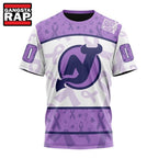 NHL New Jersey Devils Special Lavender Fight Cancer Hoodie, T Shirt
