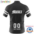 NHL New Jersey Devils Special Mono Cycling Jersey, Hockey Team Design Jersey
