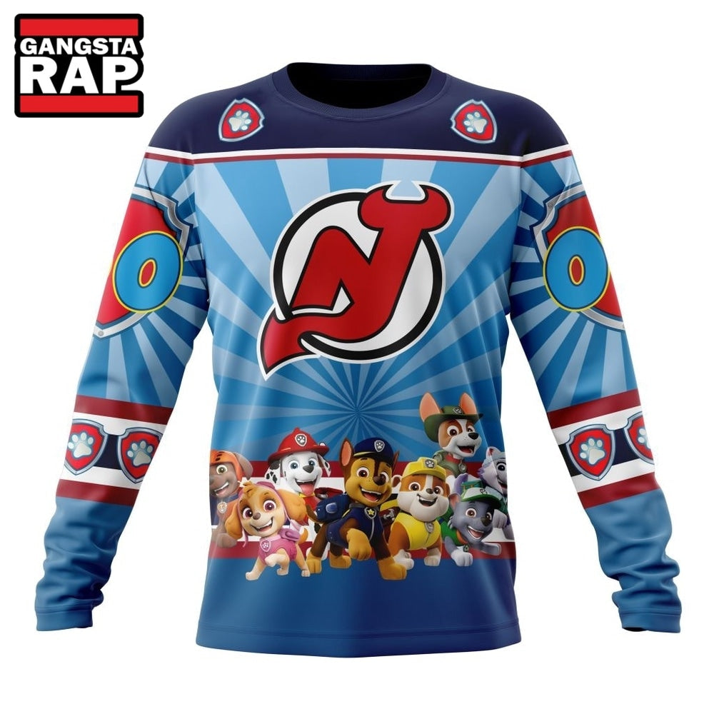 NHL New Jersey Devils Special Paw Patrol Kits Hoodie, Hoodie T-Shirt