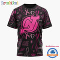 NHL New Jersey Devils Special Pink Breast Cancer Awareness New Design T Shirt