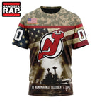 NHL New Jersey Devils Specialized Unisex Kits Remember Pearl Harbor Hoodie, T Shirt