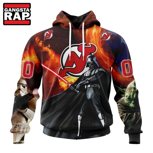 NHL New Jersey Devils x Star War Specialized Design Hoodie, T Shirt