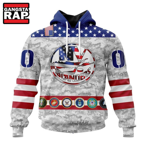 NHL New York Islanders Armed Forces Appreciation Design Hoodie, T Shirt