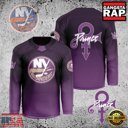 NHL Custom Name Number New York Islanders Prince New Design Hockey Jersey