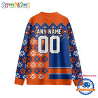 NHL New York Islanders Spcial Ugly Christmas Hockey Design Cardigan, Hockey Fans Cardigan Shirt