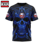 NHL New York Islanders Special Design Halloween With Skull Art Hoodie, T Shirt