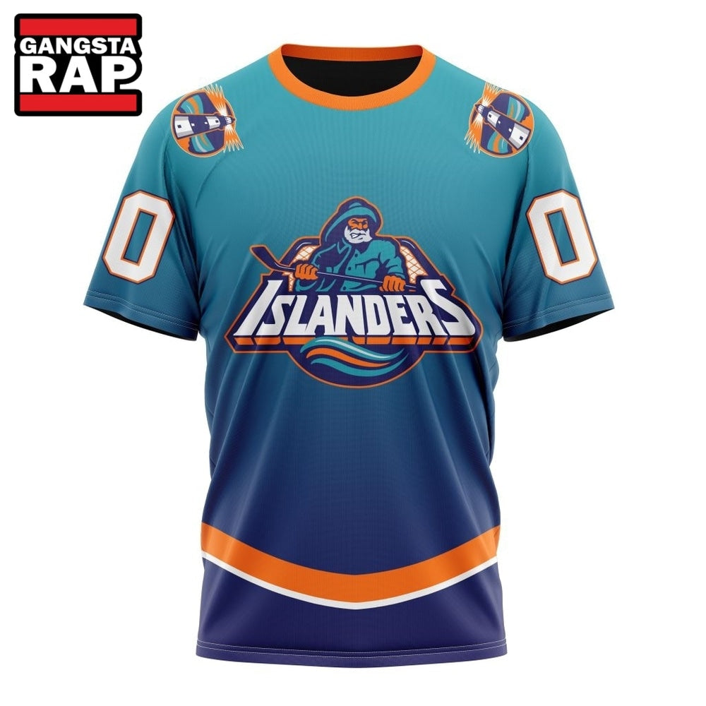 NHL New York Islanders Special Retro Gradient Design Hoodie, T Shirt