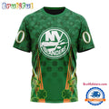 NHL New York Islanders Special St. Patrick’s Day All Over Print Shirts