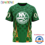 NHL New York Islanders Special St. Patrick’s Day All Over Print Shirts