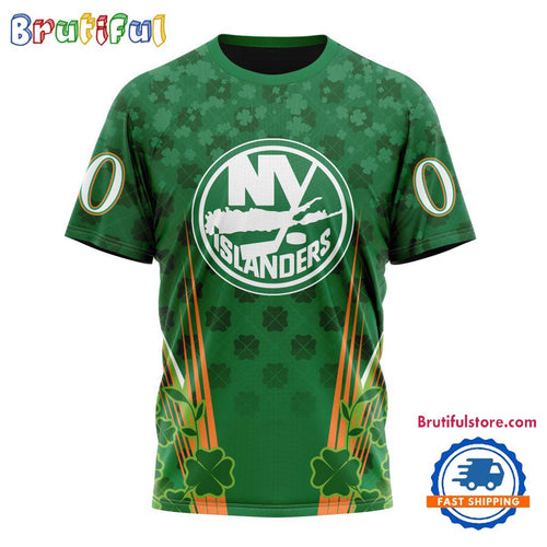 NHL New York Islanders Special St. Patrick’s Day All Over Print Shirts