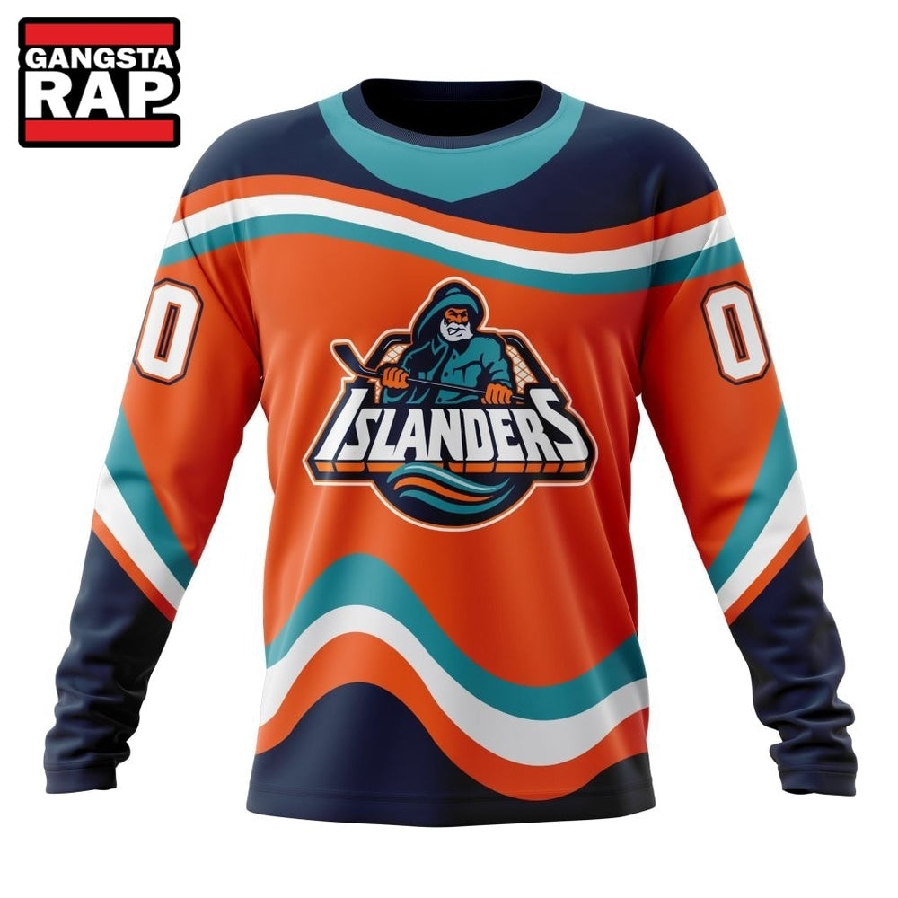 NHL New York Islanders Specialized Unisex Kits With Retro Concepts Hoodie, T Shirt
