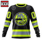 NHL New York Islanders Specialized With FireFighter Uniforms Color Hoodie, T Shirt