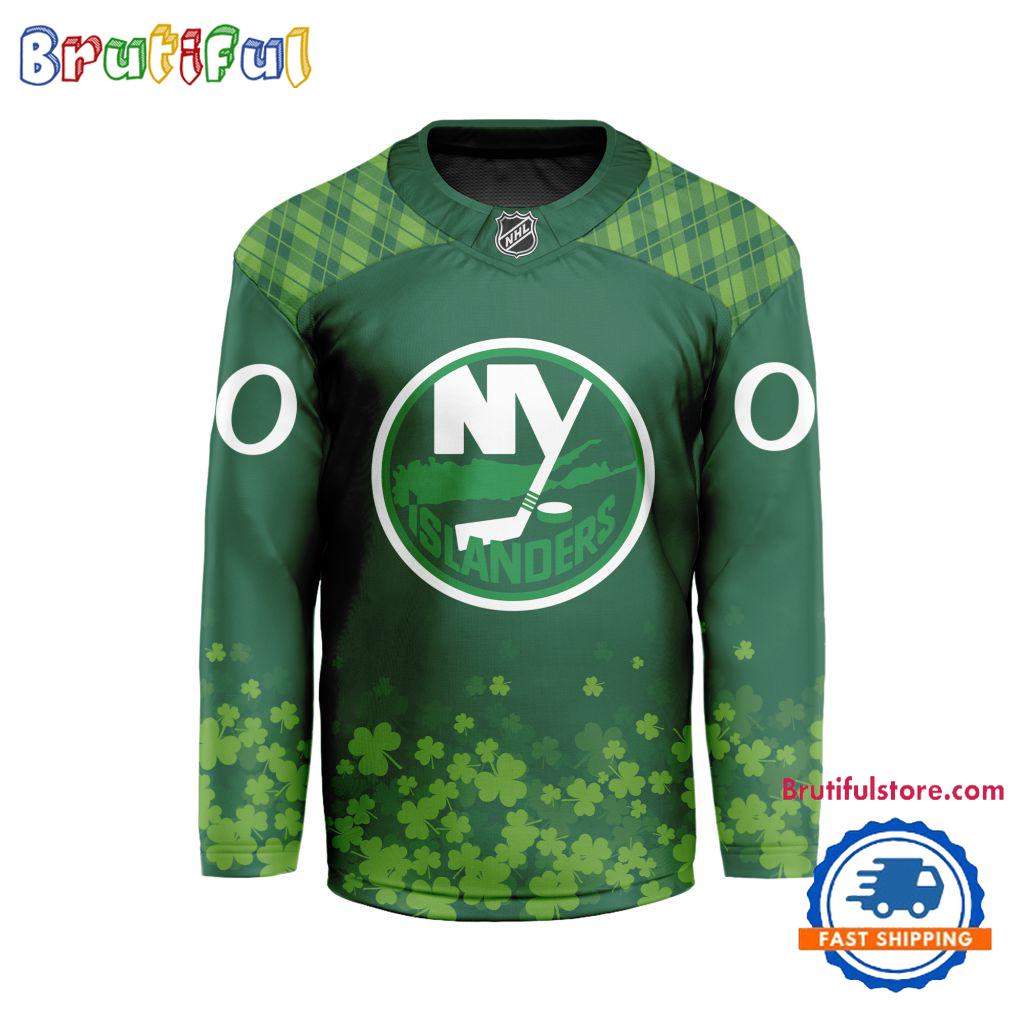 NHL New York Islanders St.Patrick’s Day New Design Hockey Jersey