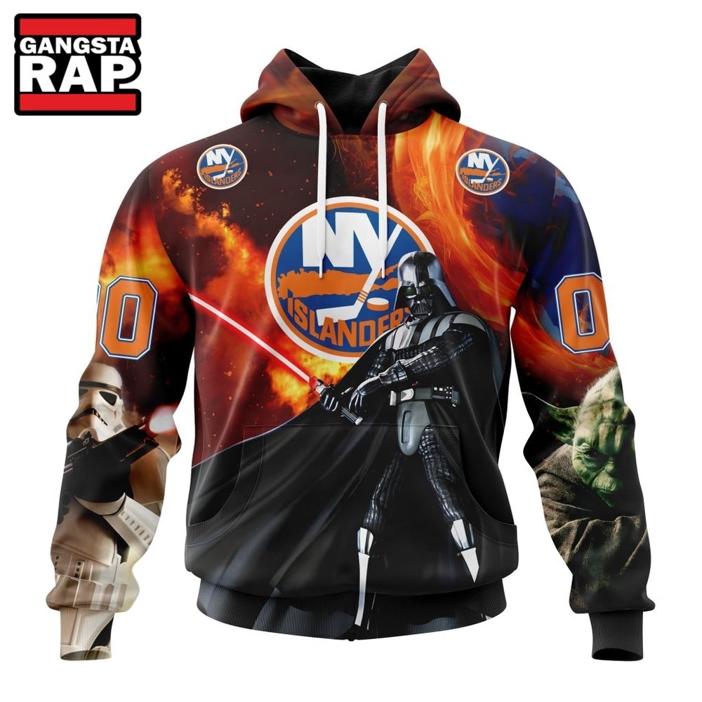 NHL New York Islanders x Star War Specialized Design Hoodie, T Shirt