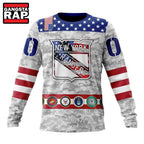 NHL New York Rangers Armed Forces Appreciation Design Hoodie, T Shirt