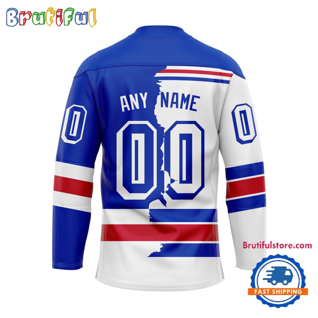 NHL New York Rangers Home Mix Away New Design Hockey Jersey