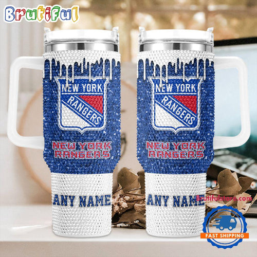 NHL New York Rangers Personalized Stanley Diamond Tumbler 40oz