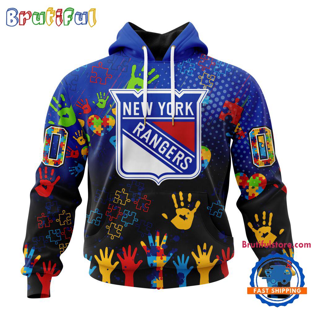 NHL New York Rangers Special Autism Awareness Personalization Hoodie, TShirt, Sweatshirt