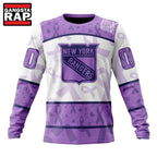 NHL New York Rangers Special Lavender Fight Cancer Hoodie, T Shirt