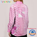 NHL New York Rangers Special Pink Fight Breast Cancer Women’s Casual Shirt, Hockey Woman Casual Shirt