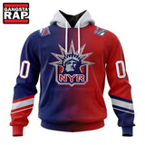 NHL New York Rangers Special Retro Gradient Design Hoodie, T Shirt