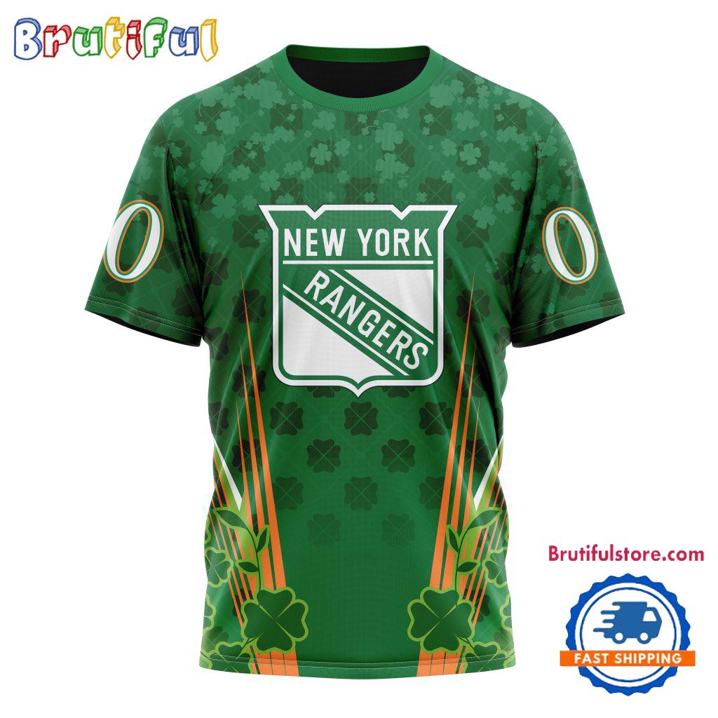 NHL New York Rangers Special St. Patrick’s Day All Over Print Shirts