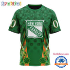 NHL New York Rangers Special St. Patrick’s Day All Over Print Shirts