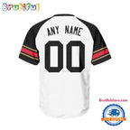 NHL Ottawa Senators Hockey Team Design V-neck Mesh Short Sleeve Jersey
