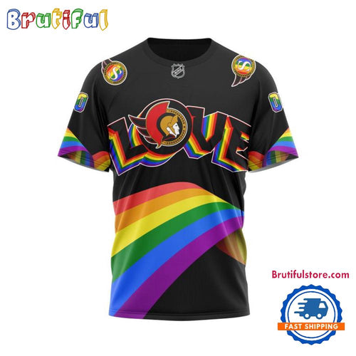 NHL Ottawa Senators Lover LGBT Pride Month Personalized T Shirt, Hoodie, Sweatshirt