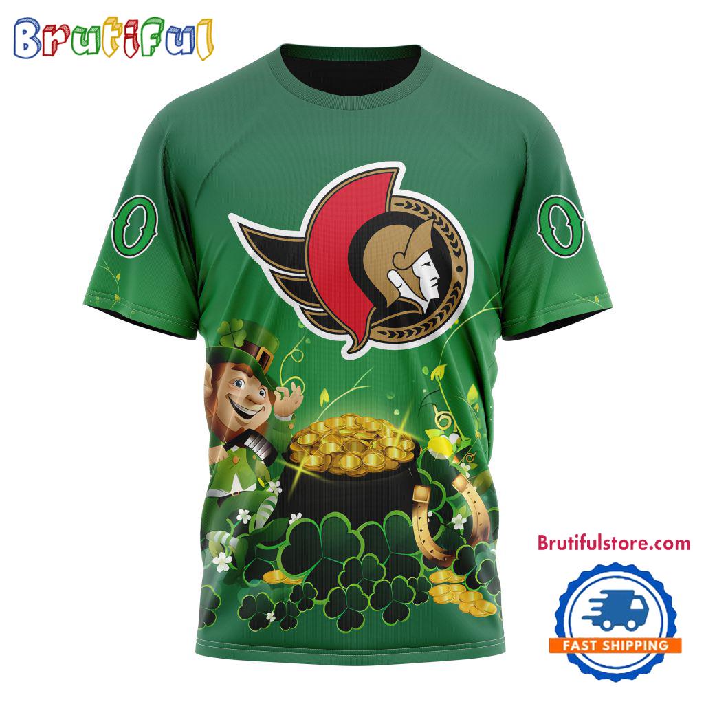 NHL Ottawa Senators Personalize St. Patrick’s Day Hockey Team T Shirt, Hoodie, Sweatshirt