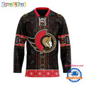NHL Ottawa Senators Personalized Native American Hockey Jersey