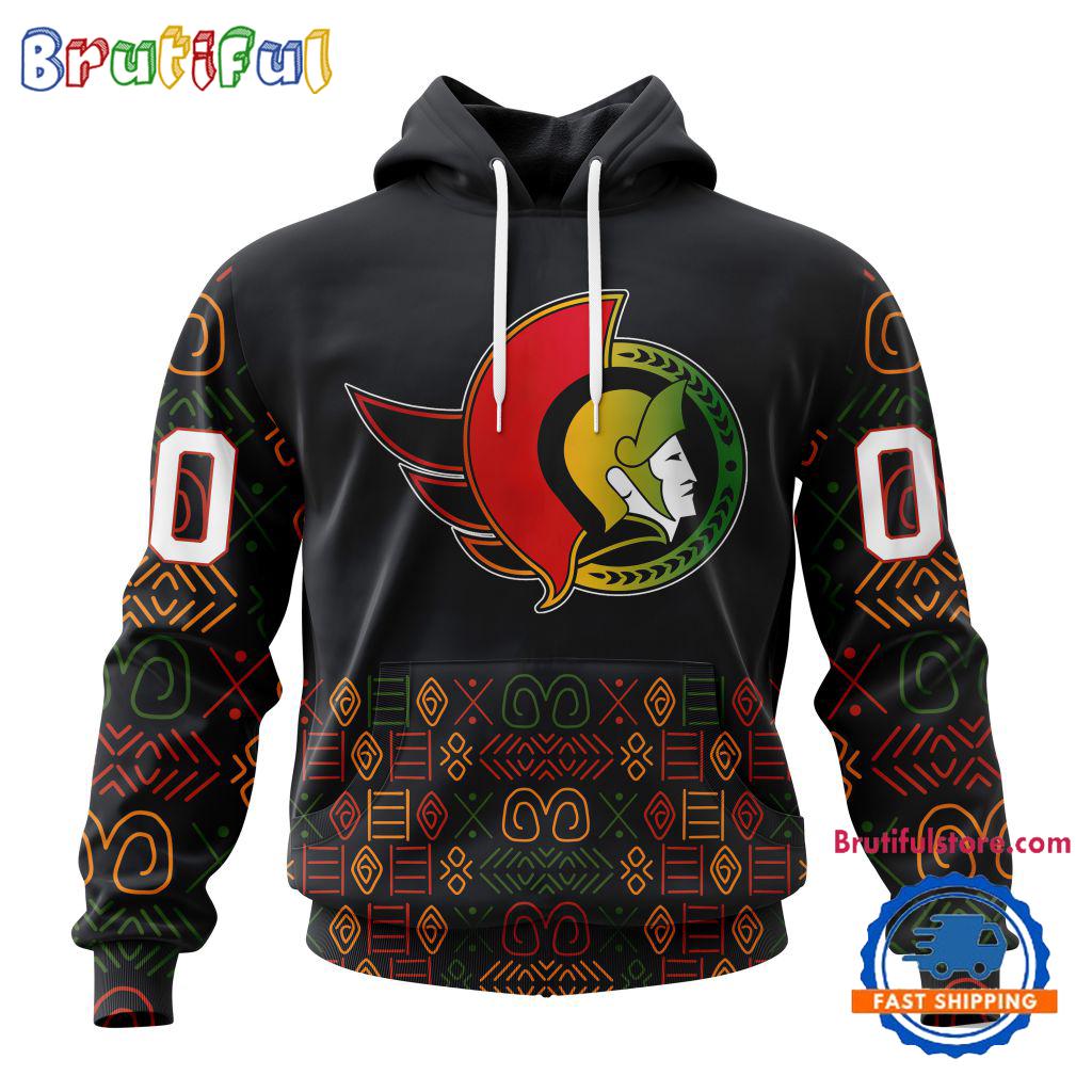 NHL Ottawa Senators Special Design For Black History Month Hoodie, TShirt, Sweatshirt