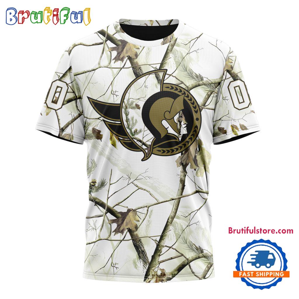 NHL Ottawa Senators Special White Winter Hunting Camo T Shirt, Hoodie, Sweatshirt