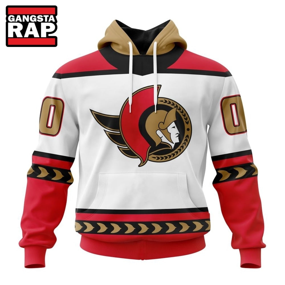 NHL Ottawa Senators Specialized Unisex Kits With Retro Concepts Hoodie, T Shirt