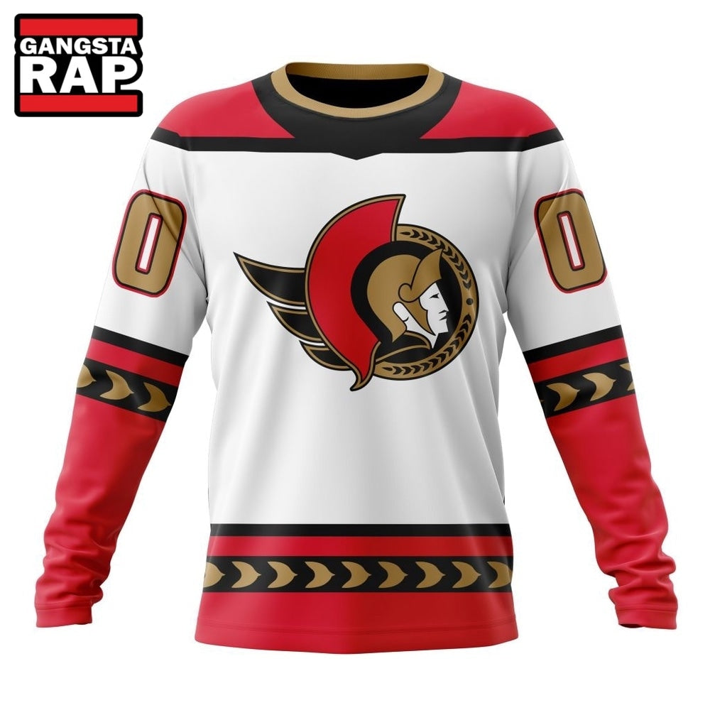 NHL Ottawa Senators Specialized Unisex Kits With Retro Concepts Hoodie, T Shirt