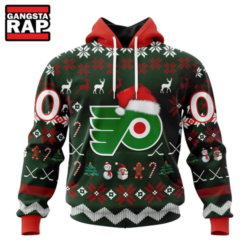NHL Philadelphia Flyers Hockey Christmas Is Coming 2026 Hoodie, Hoodie T-Shirt