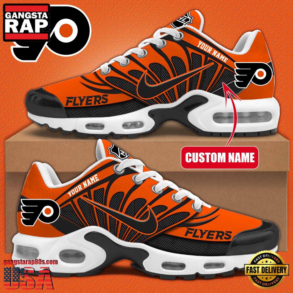 NHL Custom Name Philadelphia Flyers New Design Air Max Plus Shoes Running Sneakers