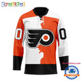 NHL Philadelphia Flyers Home Mix Away New Design Hockey Jersey