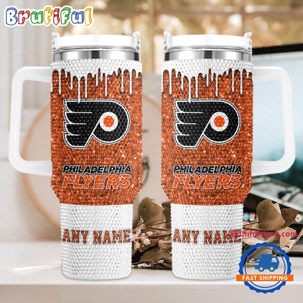 NHL Philadelphia Flyers Personalized Stanley Diamond Tumbler 40oz