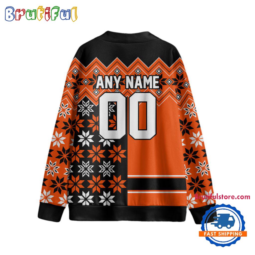 NHL Philadelphia Flyers Spcial Ugly Christmas Hockey Design Cardigan, Hockey Fans Cardigan Shirt