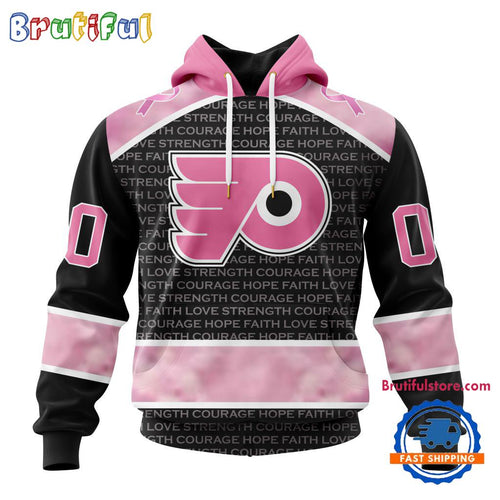 NHL Philadelphia Flyers Special Pink Fight Breast Cancer Art Hoodie, T Shirt, Sweatshirt