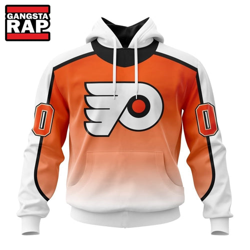 NHL Philadelphia Flyers Special Retro Gradient Design Hoodie, T Shirt
