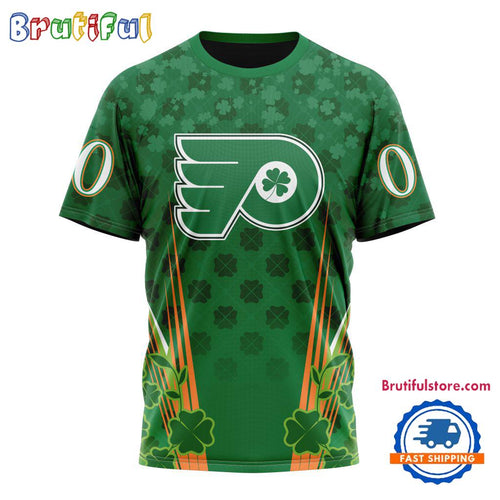 NHL Philadelphia Flyers Special St. Patrick’s Day All Over Print Shirts