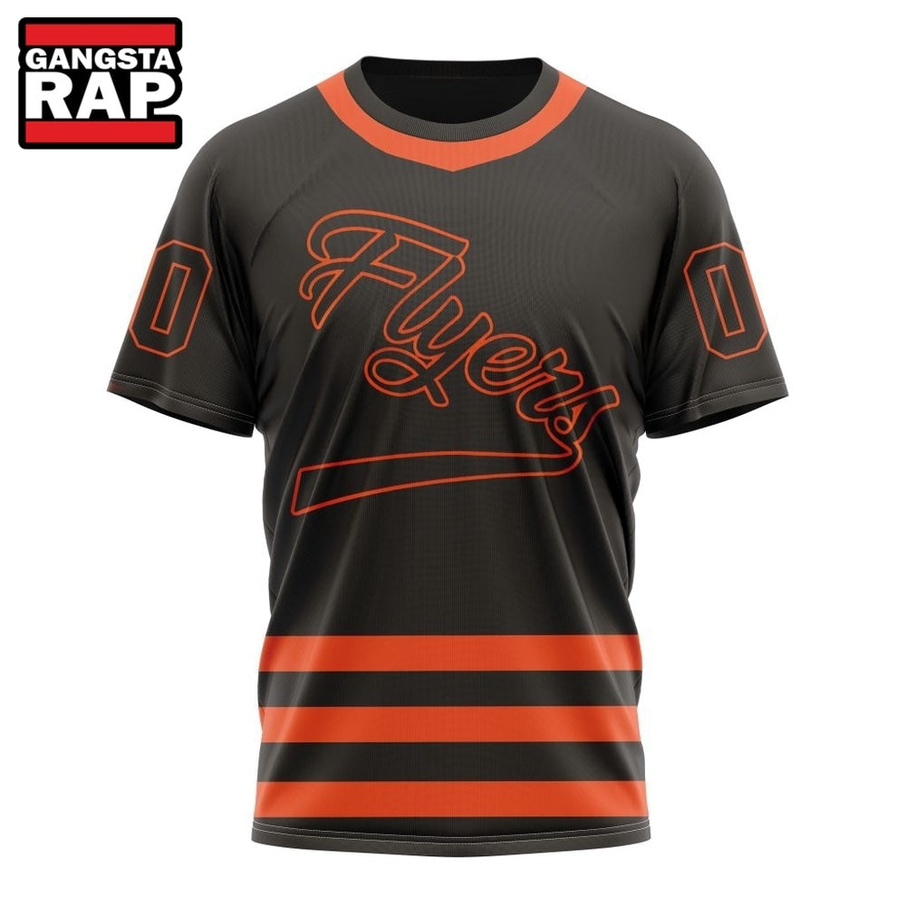 NHL Philadelphia Flyers Specialized Unisex Kits With Retro Concepts Hoodie, T Shirt