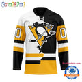 NHL Pittsburgh Penguins Home Mix Away New Design Hockey Jersey