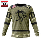NHL Pittsburgh Penguins Special Camo Military Appreciation Hoodie, T Shirt